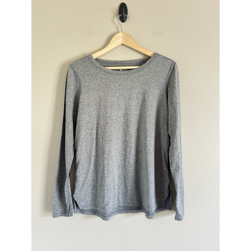 Zella Women's  Long Sleeve  T-Shirt in Black Size Large G15